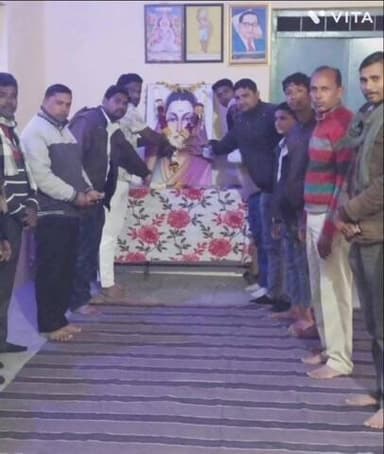 झारडा: बिरसा अंबेडकर फूले समाज कल्याण समिति ने माता सावित्री बाई फूले का जन्मोत्सव हर्षोल्लास से मनाया