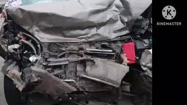 गन्नौर: गन्नौर-सोनीपत मार्ग पर राजलू रेलवे अंडरपास के पास दो कारों की भीषण टक्कर