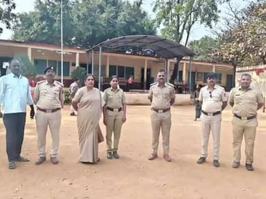 ಬೀಳಗಿ: ಸಿದ್ದಾಪೂರ ಗ್ರಾಮದ ಪ್ರಾಥಮಿಕಕ ಕೃಷಿ ಪತ್ತಿನ ಸಹಕಾರಿ ಸಂಘದ ಚುನಾವಣೆ ವೇಳೆ ಬಿಗಿ ಪೊಲೀಸ್ ಬಂದೋಬಸ್ತ್