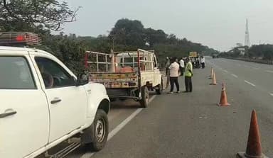 చేగుంట: 44వ జాతీయ రహదారిపై రోడ్డు ప్రమాదం