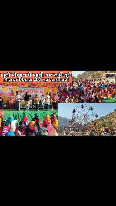 #टिहरी के पाली पौखाल में पहली बार जड़ी-बूटी किसान विकास मेले का आयोजन, स्वरोजगार और पलायन रोकने पर जोर।
#उत्तराखंड_न्यूज...