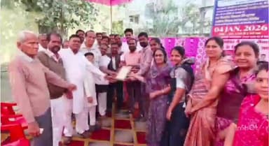 मेघनगर: मेघनगर में विशाल निःशुल्क सर्वरोग निदान एवं उपचार शिविर का आयोजन, बड़ी संख्या में मरीजों का हुआ स्वास्थ्य परीक्षण