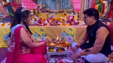 राहुवास: मिस इंडिया ग्लैम सौंदर्य प्रतियोगिता में खुशी बड़ाया ने लालसोट के विजेता बनने पर धार्मिक कार्यक्रम का आयोजन किया