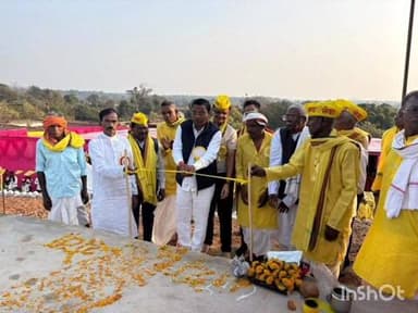 कोरची: बोदालदंड येथे आदिवासी क्रांतिसूर्य भगवान बिरसा मुंडा यांच्या पुतळ्याचे अनावरण व समाज प्रबोधन सोहळा संपन्न