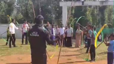 கொடைக்கானல்: 110 மாணவ மாணவிகள் கே சி பட்டி பகுதியில் 6 மணி நேரம் சிலம்பம் சுற்றி உலக சாதனை புத்தகத்தில் இடம் பெற்றனர்