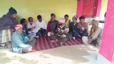 आदिवासी उत्थान महासंघ मध्य प्रदेश माल्थोन ब्लॉक समस्त पद अधिकार उपस्थित हुएग्राम अध्यक्ष पथरिया बामन खेतसिंह आदिवासी