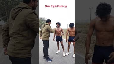 New Style Push Up #viralvideo #gym #badybuilding #pushup
