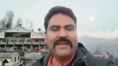 मुनस्यारी: हिमनगरी मुनस्यारी में विभिन्न चोटियों पर हुई बर्फबारी