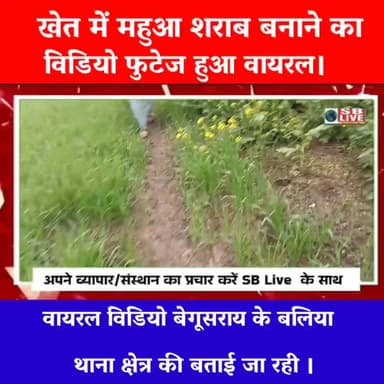 खेत में महुआ शराब बनाने का विडियो फुटेज हुआ वायरल। सजग बिहार / SB Live #शराबबंदी #शराबबंदी_फेल #शराब_माफिया #CrimeNews ...