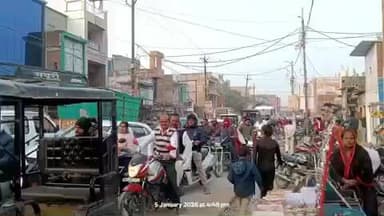 सेवढ़ा: इंदरगढ़ में 4 घंटे का जाम, समय पर इलाज न मिलने से युवक की मौत, यात्री परेशान