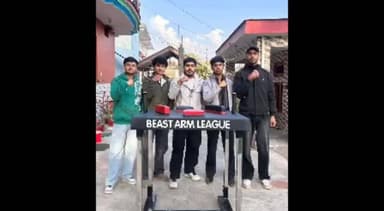 नगरोटा बगवां: नगरोटा बगवां में पहली बार आर्म रेसलिंग, 11 दिसंबर को गांधी ग्राउंड में युवाओं का दम दिखेगा