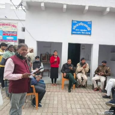 दावथ: जमसोना गांव में पूर्व आईजी के पहल पर स्वास्थ्य जांच शिविर का आयोजन