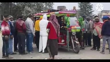 कुर्सेला: कुरसेला में विद्युत उप शक्ति केंद्र के पास टोटो और बाइक की आमने-सामने टक्कर