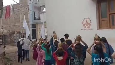 गोगावां: *ग्राम कालधा में संत सिंगाजी महाराज की आध्यात्मिक संगीतमय पंच दिवसीय परचरी पूराण कथा का कलश यात्रा के साथ हुआ आग़ाज़