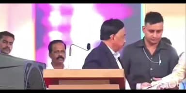 चिपळुण: भाजप नेते नारायण राणे यांचे भाषण सुरू असतानाच आली भोवळ,आवाज बसला, बोलता ही येईना