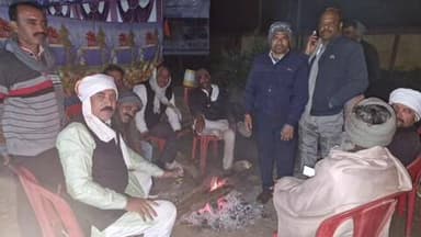 रहटगांव: भारतीय किसान संघ इकाई रहटगांव का तहसील परिसर में अनिश्चितकालीन धरना प्रदर्शन