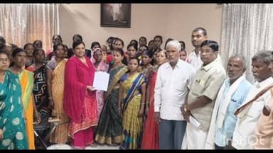 वरोरा: भटाळा येथे अवैध दारू विक्रेत्यांवर कारवाई करा भटाळ येथील महिलांचे आ. करण देवतळे यांचे निवासस्थानी निवेदन