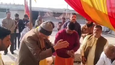 फूलिया कलां: शक्तिपीठ धनोप माता मंदिर का भव्य शिलान्यास, सफेद मार्बल से नगर शैली में बनेगा 51 फीट ऊंचा मंदिर