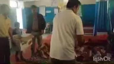 सिविल अस्पताल भानपुरी में भर्ती मरीजों को बस्तर ब्लॉक के शिक्षकों ने किया फल वितरण, शीघ्र स्वास्थ्य की कामना