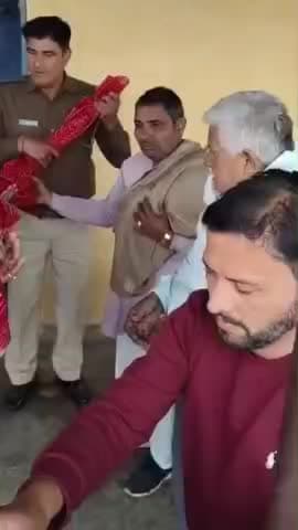 आमेर: भाबरु थाने के कॉन्स्टेबल सतपाल चौधरी का प्रमोशन, ग्रामीणों ने किया स्वागत