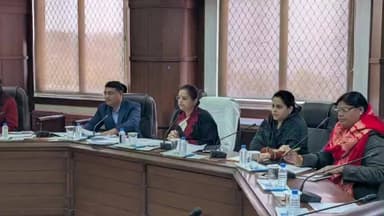 बैरसिया: भोपाल: विधानसभा भवन के समिति कक्ष में महिला एवं बाल कल्याण समिति की बैठक आयोजित