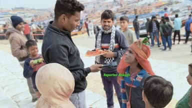 चंदन टीका के नाम पर माघ मेला में बिजनेस, देखिए संगम घाट का नजारा 🚩🔱💯
#maghmela #maghmela2026
#prayagraj #mahakumbh #vir...