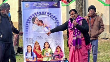 হরিপাল: হরিপালে উন্নয়নের সংলাপ, জনসংযোগে জোর বিধায়িকা করবী মান্নার