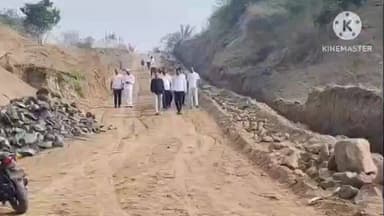 आंबेगाव: चिंचोडी लांडेवाडीत २३ वर्षांपासून प्रलंबित असलेल्या बैलगाडा धावपट्टीच्या बांधकामाला सुरुवात