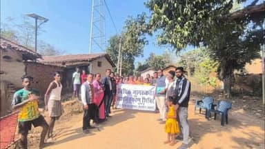 कुकड़ू: बेरासी में नुक्कड़ नाटक से लोगों को नशा मुक्ति के बारे में किया जागरूक