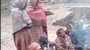 सोरांव: मऊआइमा में पिता, बेटी और नातिन का एक साथ हुआ अंतिम संस्कार, परिवार बिलखता रहा