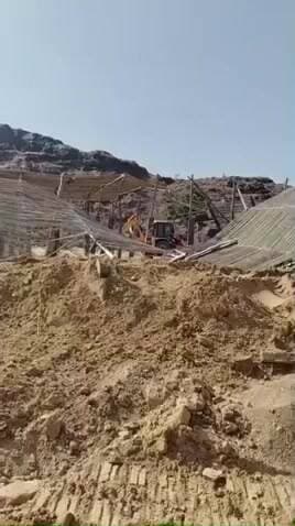 सिवाना: सिवाना के सिणेर में अवैध कपड़ा फैक्ट्रियों पर प्रशासन ने चलाया बुलडोजर