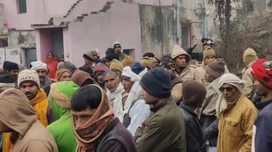 रूपवास: गांव कांदौली में हाइवा ट्रक ने महिला को कुचला, आक्रोशित ग्रामीणों ने हाईवे पर लगाया जाम