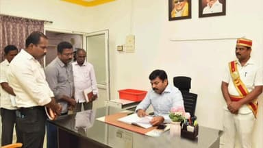 பாலக்கோடு: பாலக்கோடு வட்டாட்சியர் அலுவலகத்தில் மாவட்ட ஆட்சித்தலைவர் ரெ.சதீஸ், அவர்கள் இன்று ( நேரில் பார்வையிட்டு, ஆய்வு