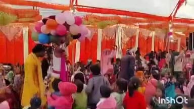 करेरा: हाथरस ग्राम के हंवेलगढ सरकार मंदिर में भागवत कथा के तीसरे दिन श्रीकृष्ण जन्म की कथा सुनाई गई