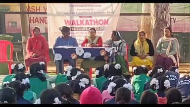 नोआमुंडी: कस्तूरबा गांधी आवासीय विद्यालय, जगन्नाथपुर में नशा उन्मूलन जागरूकता कार्यक्रम आयोजित