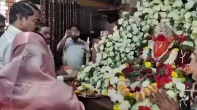 निफाड: मंगळी चतुर्थीच्या निमित्ताने नांदुर्डी मध्ये वरद विनायकाच्या दर्शनासाठी गर्दी आमदार दिलीप बनकर यांनी केली पूजा