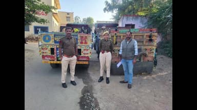 सागवाड़ा: ओबरी में अवैध बजरी परिवहन पर कार्रवाई, दो ट्रैक्टर किए गए डिटेन