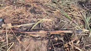 ಮುಧೋಳ: ರನ್ನ ಬೆಳಗಲಿ ಗ್ರಾಮದಲ್ಲಿ ಬೆಂಕಿಗೆ ಆಹುತಿಯಾದ ಎಂಟು ಎಕರೆ ಕಬ್ಬು