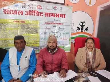 लालकुऑ: 06-Jan-26 : Manrega Social Audit Meeting