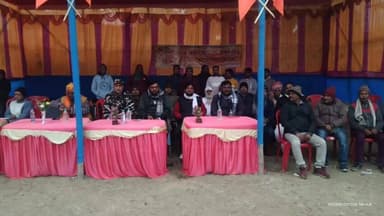 कुरसाकांटा: कुर्साकांटा - महाविष्णु यज्ञ को लेकर मधुबनी में हुआ भूमिपूजन व संकल्प ध्वजारोहण