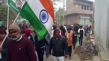 हथीन: कांग्रेस नेता चौधरी बृजेंद्र सिंह की सद्भाव यात्रा में दिखी फूट, हुड्डा गुट ने बनाई दूरी