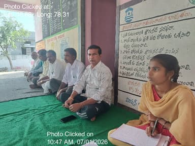 రుద్రూర్: 07-Jan-26 : Jalalpur Gp Social Audit Grama Sabha