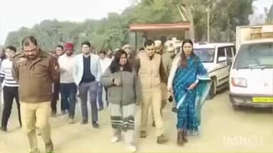 जलालपुर: श्रवण धाम में प्रस्तावित आगमन को देखते हुए सीएम के आगमन की सुरक्षा व्यवस्था का निरीक्षण किया गया