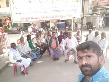 ರಾಮನಗರ: ಬೈರಮಂಗಲ ಗ್ರಾಮದಲ್ಲಿ ಭೂಸ್ವಾಧೀನ ವಿರೋಧಿಸಿ ಆಹೋರಾತ್ರಿ ಧರಣಿ ಮುಂದುವರಿಕೆ