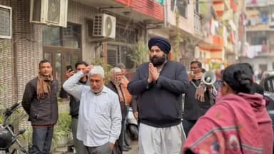 डिफेन्स कॉलोनी: नेहरू नगर की जनसमस्याएं सुनने पहुंचे स्थानीय निगम पार्षद अर्जुन सिंह मारवाह