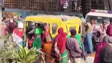 सनहौला: सन्हौला थाना चौक पर ईंट लदे ट्रैक्टर ने बाइक सवार को मारी टक्कर, एक महिला की मौत