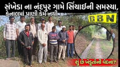 નંદપુર ગામે સિંચાઈની સમસ્યા, કેનાલમાં પાણી કેમ નથી? શું છે ખેડૂતોની વેદના? DAILY BODELI NEWS