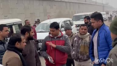 समालखा: समालखा विधायक मनमोहन भड़ाना के निजी सचिव टीम ने निकासी समस्या को लेकर संबंधित विभाग के अधिकारियों के साथ किया निरीक्षण।