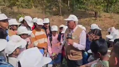 चिचोली: झिरना में प्रकृति की पाठशाला के तहत अनुभूति कार्यक्रम आयोजित, विद्यार्थियों ने जाना जंगल व वन्य जीवों का महत्व