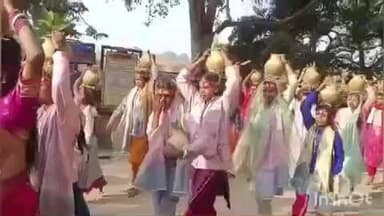 बेलहर: जयनगर जोरीपार में श्रीमद्भागवत कथा ज्ञान यज्ञ का भव्य कलश शोभायात्रा के साथ शुभारंभ